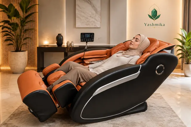 صندلی ماساژ سنگ یشم حرارتی