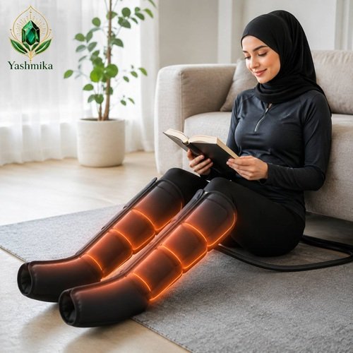 دستگاه ماساژور پا و ساق پا یشمیکا (Yashmika) | شیاتسو، ویبره، حرارتی و رولر — تصویر 2